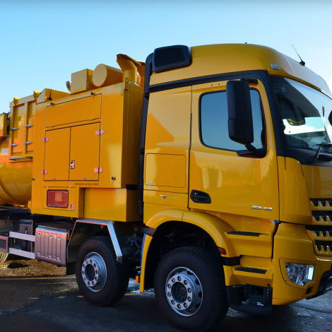 Грузовой автомобиль аспиратор - CENTURION™ LN - DISAB Vacuum Technology - четырехосный / с дизельным двигателем