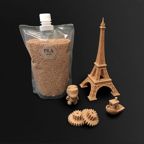 Гранулы для 3D-принтера PLA - Woodfill - Pollen - коричневая