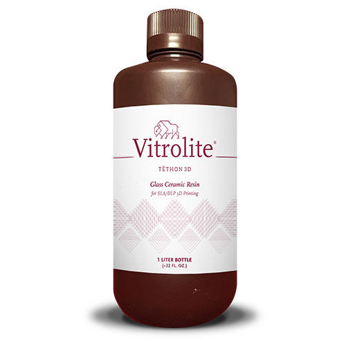 Смола для 3D-принтера из полимера - Vitrolite® - Tethon3D - из керамики / белая / промышленная