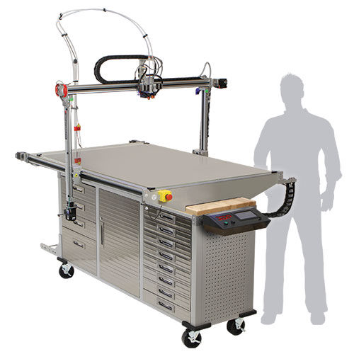 Принтер 3D PLA - 400 Series Workbench Xtreme - 3D platform - для прототипирования / FFF / на роликах