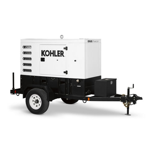 Дизельная генераторная установка - 55REOZT4 - KOHLER POWER SYSTEMS - монофазовая / на прицепе / 60 Гц
