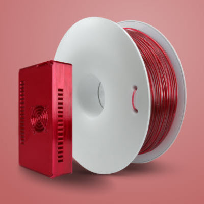Филамент PETG для принтера 3D - Fiberlogy - 1,75 mm / красный