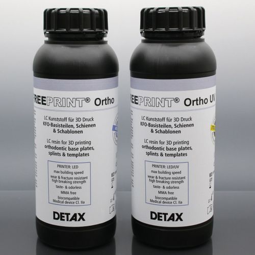 Смола для 3D-принтера из полимера - Freeprint® ortho series - DETAX - для стоматологии / медицинская