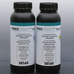 Смола для 3D-принтера из полимера - Freeprint® tray series - DETAX - зеленая / для стоматологии / медицинская