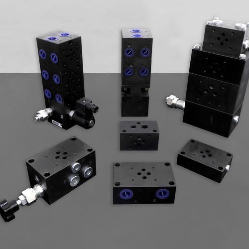 Коллектор из чугуна - EUROFLUID HYDRAULIC SRL - многоканальный / для использования в гидравлике / для электроклапана