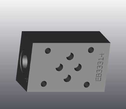 Блок гидравлического сверла 4 канала - EB373 - EUROFLUID HYDRAULIC SRL - из чугуна / Cetop 3