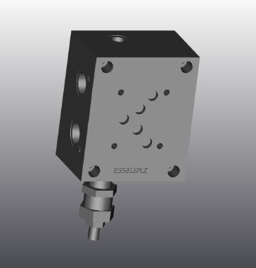 Коллектор 4 канала - ES5B12PLZ - EUROFLUID HYDRAULIC SRL - из чугуна / Cetop 5