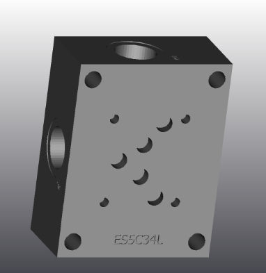 Коллектор 4 канала - ES5C34L - EUROFLUID HYDRAULIC SRL - из чугуна / Cetop 5