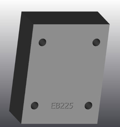 Опорная плита из чугуна - EB225 - EUROFLUID HYDRAULIC SRL - прямоугольная / Cetop 5 / гидравлическая