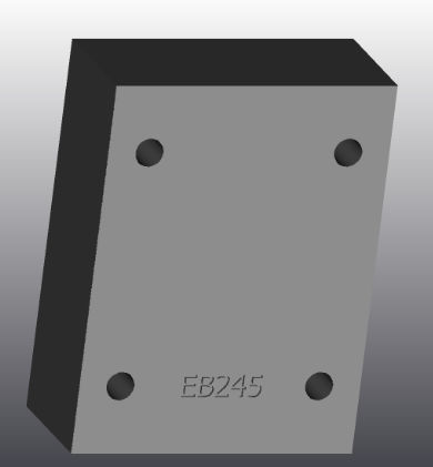 Опорная плита из чугуна - EB245 - EUROFLUID HYDRAULIC SRL - прямоугольная / Cetop 5 / гидравлическая