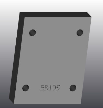 Опорная плита из чугуна - EB105 - EUROFLUID HYDRAULIC SRL - прямоугольная / Cetop 5 / гидравлическая