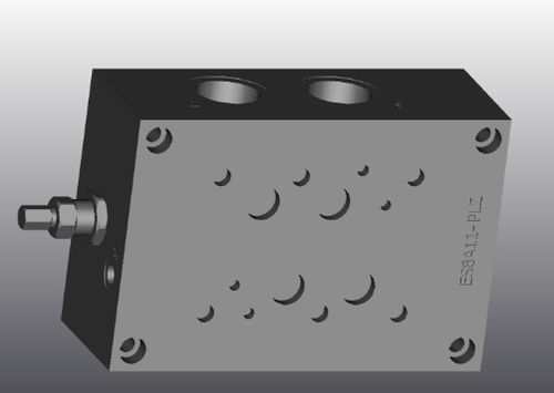 Гидравлическая установка 4 канала - ES8A114PLZ - EUROFLUID HYDRAULIC SRL - из чугуна / Cetop 8