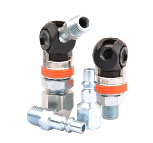 Пневматический фитинг - 462-A1 series - RTC Couplings GmbH - быстрый / нитриловый / из стали