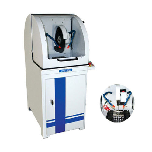 Станок для резки с вращающейся пластиной - LDQ-350 - Jinan Hensgrand Instrument Co.,Ltd - для металла / для проб / трехфазовый
