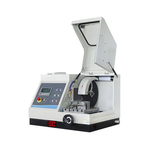 Станок для резки с ножом - Q-80Z - Jinan Hensgrand Instrument Co.,Ltd - для металла / для PMMA / для композитов