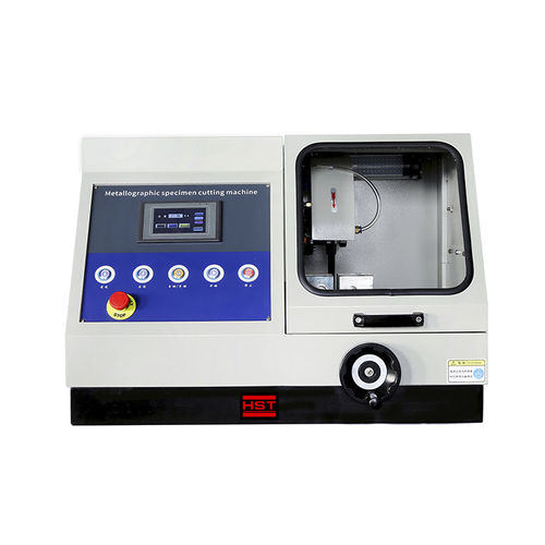 Станок для резки с вращающейся пластиной - Q-100B - Jinan Hensgrand Instrument Co.,Ltd - для металла / для проб / металлографический