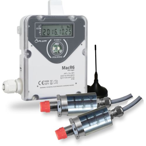 Цифровой манометр - MacR6-P - PLUM Sp z.o.o - мембранный / искробезопасный / для газа