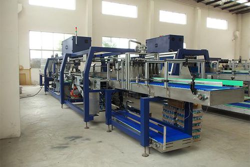Автоматическая обверточная машина - JND-500A - Shenzhen J&D Drinking Water equipment Co Ltd - для стеклянных бутылок / для пластиковых бутылок / для пищевой промышленности и для производства напитков