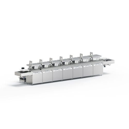 Ультразвуковая система очистки - M series - Yuhuan Clangsonic Ultrasonic Co.,Ltd - полуавтоматическая / промышленная / для оптики