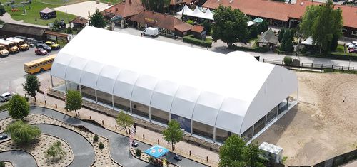 Временное здание - pol-plan - для спортивного центра