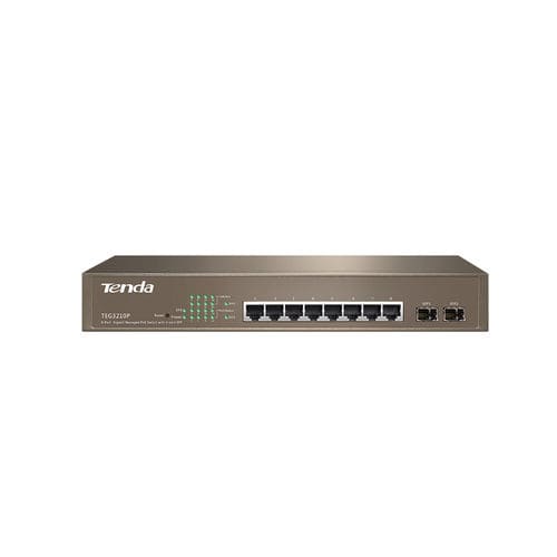 Управляемый коммутатор Ethernet - TEG3210P - Shenzhen Tenda Technology Co.,Ltd. - 8 портов / гигабит / беспроводной