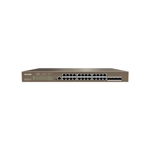 Управляемый коммутатор Ethernet - TEG5328P - Shenzhen Tenda Technology Co.,Ltd. - 24 порта / уровня 2 / уровня 3
