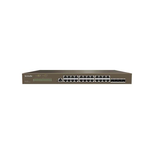Управляемый коммутатор Ethernet - TEG5328F     - Shenzhen Tenda Technology Co.,Ltd. - 24 порта / уровня 2 / уровня 3