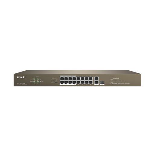Неуправляемый коммутатор Ethernet - TEF1118P - Shenzhen Tenda Technology Co.,Ltd. - 16 портов / гигабит / беспроводной