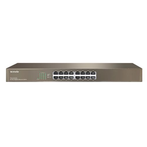 Неуправляемый коммутатор Ethernet - TEG1016G     - Shenzhen Tenda Technology Co.,Ltd. - 16 портов / Gigabit Ethernet / монтированный в стойку