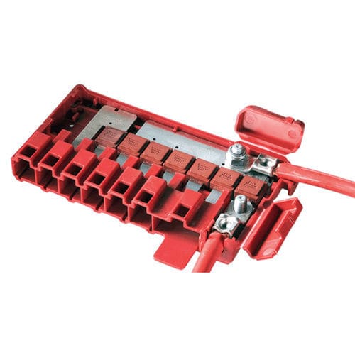 Оборудованный распределительный шкаф - Electro-mechanical components - LEONI - настенный / из каучука / для выключателя