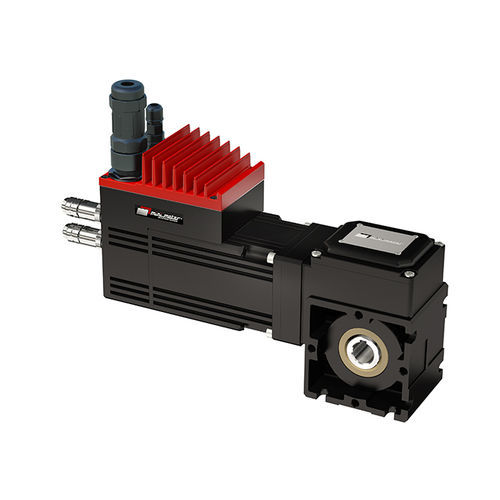 Сервомоторедуктор бесколлекторный двигатель DC - XCDBS - Mini Motor SPA - червячный / ортогональный / с полым валом