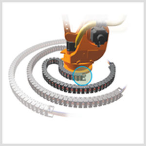 Цепь для кабелей для перемещения 3-осная - RV028CR - CPS - Cable Protection Systems