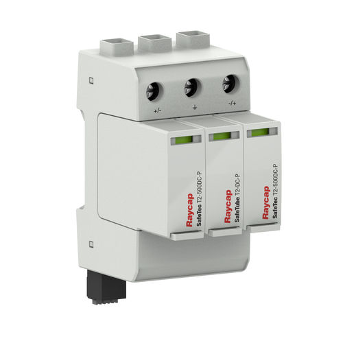 Молниеотвод тип 2 - SafeTec T2 1000DC - Raycap - типа 4CA / для электросети / многополюсный