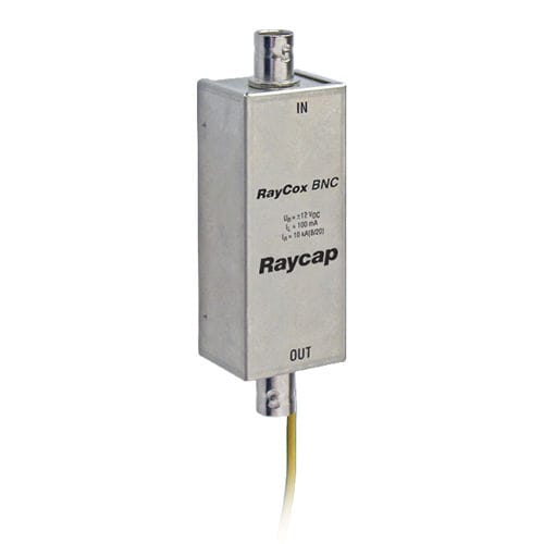 Молниеотвод категория C1/C2/C3 - RayCox BNC - Raycap - для коаксиального радиочастотного кабеля / для видеонаблюдения / компактный
