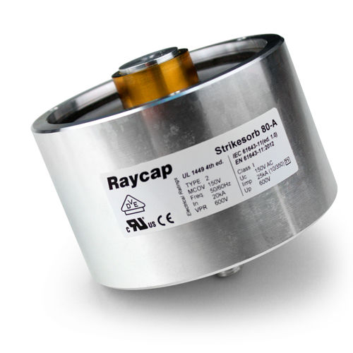 Молниеотвод тип 2 - Strikesorb 80 - Raycap - класс I / для телекоммуникации / для источника электропитания