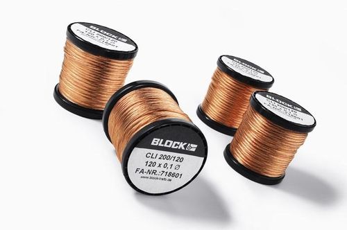 Электрический провод из меди - CLI series - Block Transformatoren-Elektronik - из полиуретана / однопроволочный