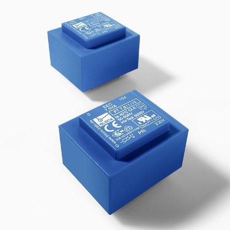 Силовой трансформатор - PT series - Block Transformatoren-Elektronik - инкапсулированный / монофазовый / для печатной платы
