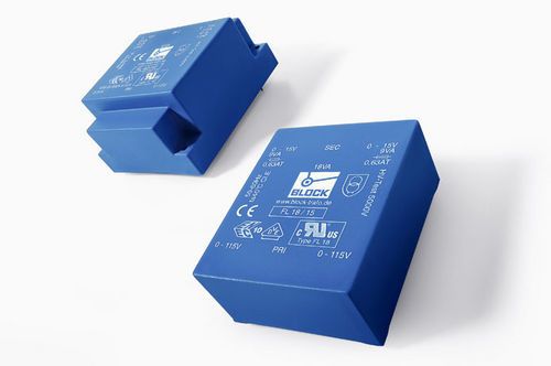 Силовой трансформатор - FL series - Block Transformatoren-Elektronik - с полимерным покрытием / монофазовый / для печатной платы