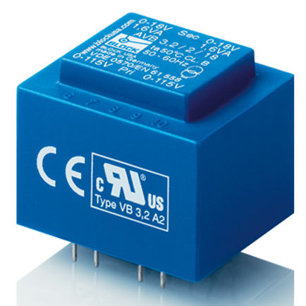 Силовой трансформатор - AVB series  - Block Transformatoren-Elektronik - инкапсулированный / монофазовый / для печатной платы