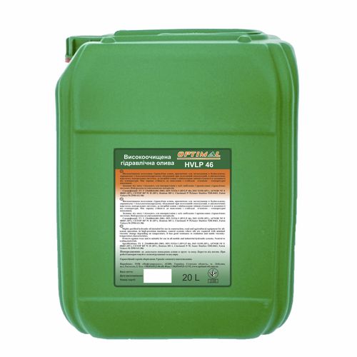 Гидравлическое масло - HVLP -46 - Optimal Oil - для промышленности / для строительной площадки / для применения в сельском хозяйстве