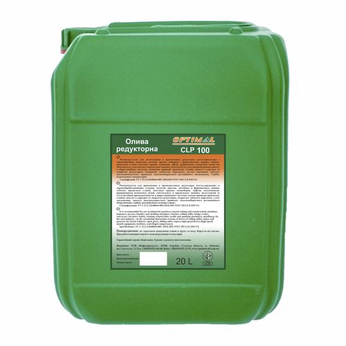 Масло для зубчатых передач - СLP-100 - Optimal Oil - для смазки / для резки / для обработки дерева