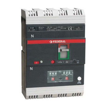 Выключатель с литым корпусом - F12R series - Federal Elektrik - магнитно-термический / замыкания на землю / 4 полюса