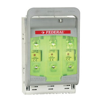 Трехполюсный разъединитель-выключатель - FHS series - Federal Elektrik - с предохранителем NH / промышленный