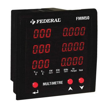 Цифровой мультиметр - FMM50 series - Federal Elektrik - крепление на панели
