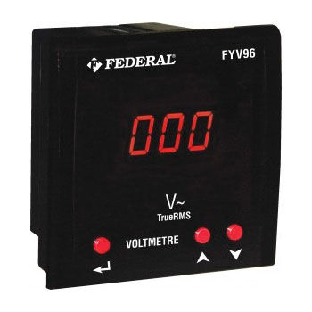 Цифровой вольтметр - FVY series - Federal Elektrik - стационарный / DC / AC