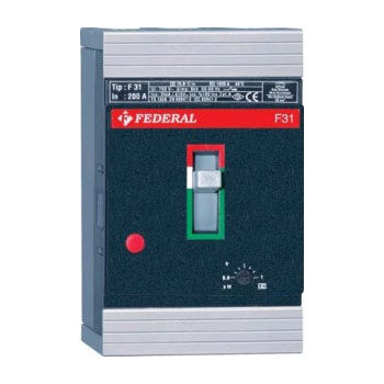 Магнитно-термический выключатель - F31 series - Federal Elektrik - 3 полюса / с литым корпусом / фиксированный