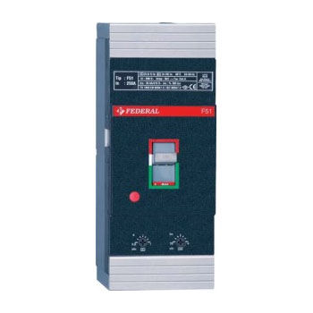 Магнитно-термический выключатель - F51 series - Federal Elektrik - низкого напряжения / 4 полюса / с литым корпусом