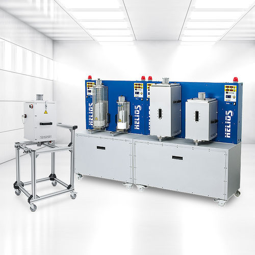 Осушитель с сухим воздухом - HELIO®MAT - HELIOS Gerätebau für Kunststofftechnik GmbH - батч / для лабораторий / для пластиковых гранул
