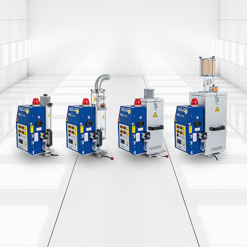 Осушитель с сухим воздухом - JETBOXX®top-mounted mini - HELIOS Gerätebau für Kunststofftechnik GmbH - непрерывного действия / для пластиковых гранул / компактный