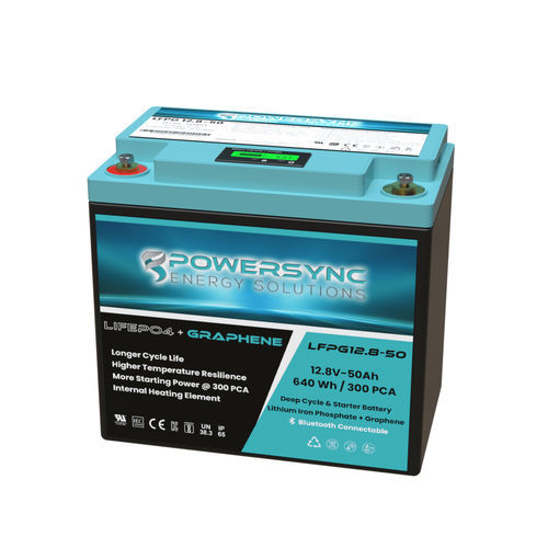 Аккумулятор LiFePO4 - LFPG12.8-50 - POWERSYNC Energy Solutions - призматический / 12 В / IEC